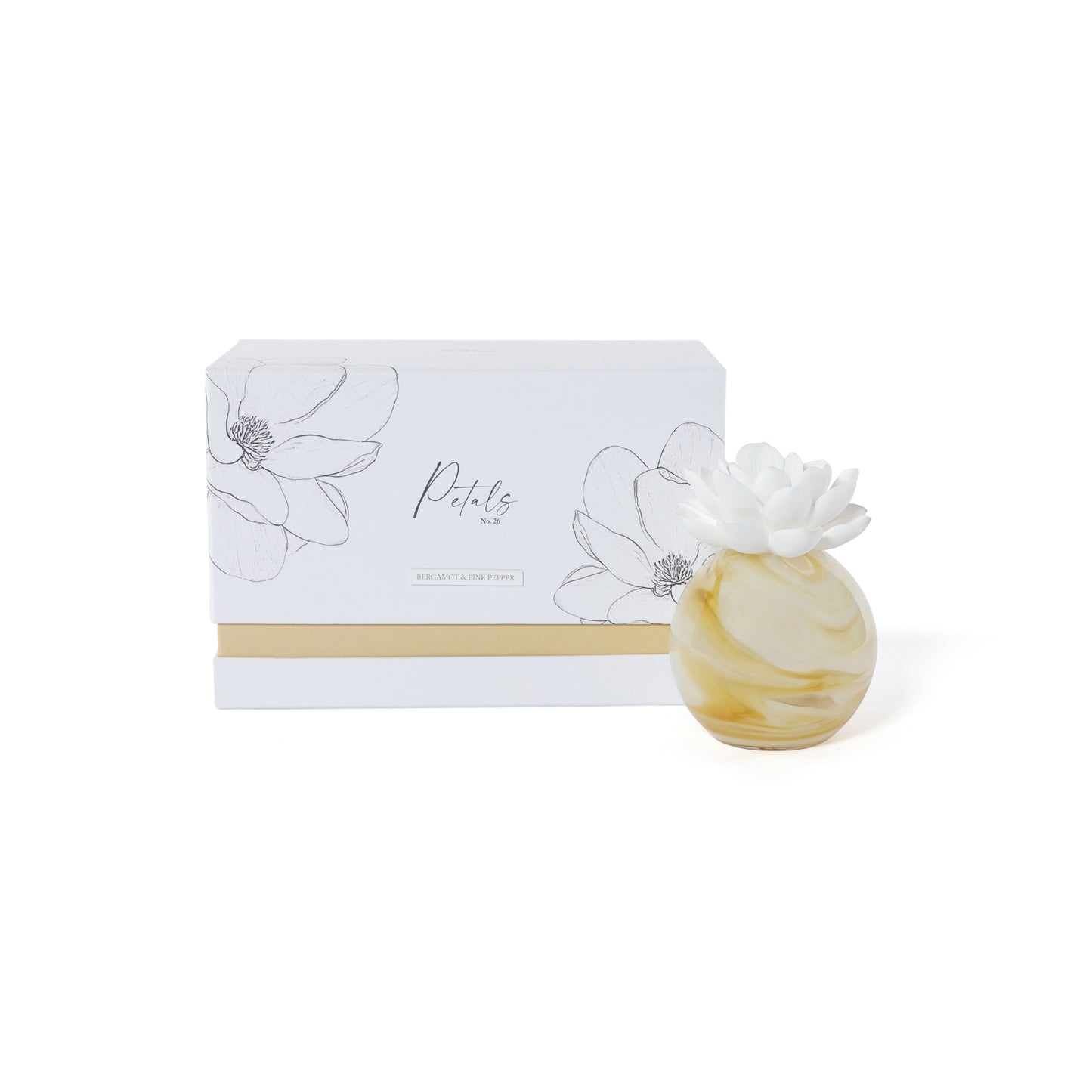 Bergamot Pink Pepper Petals Zodax Aroma Porcelain Diffuser 200 ml