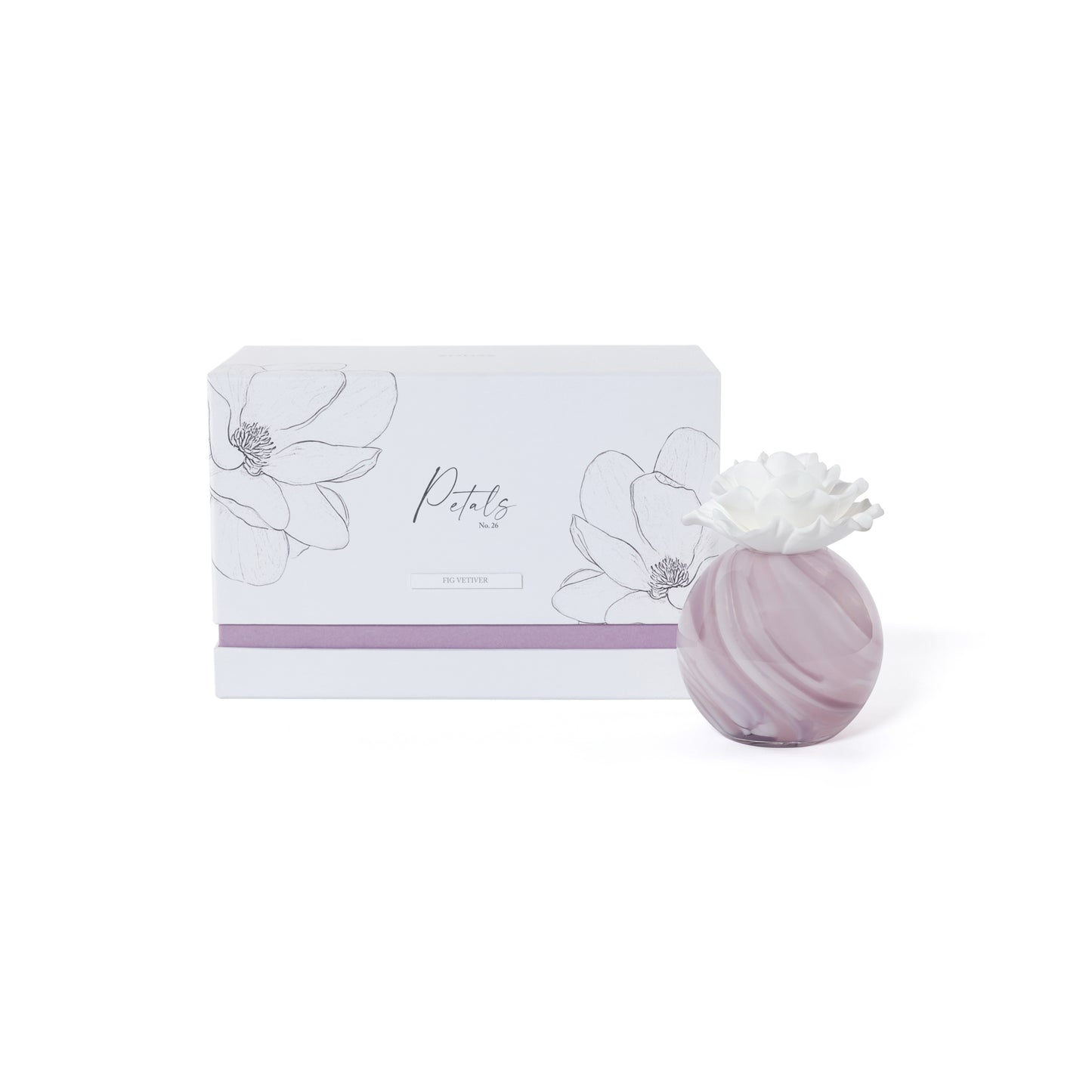 Fig Vetiver Petals Zodax Aroma Porcelain Diffuser 200 ml