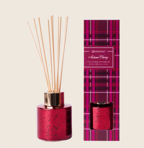 AUTUMN CHERRY Aromatique 2025 Mini Reed Diffuser Gift Set