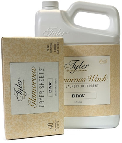 Tyler Diva Glamorous Wash & Dryer Sheet Pack