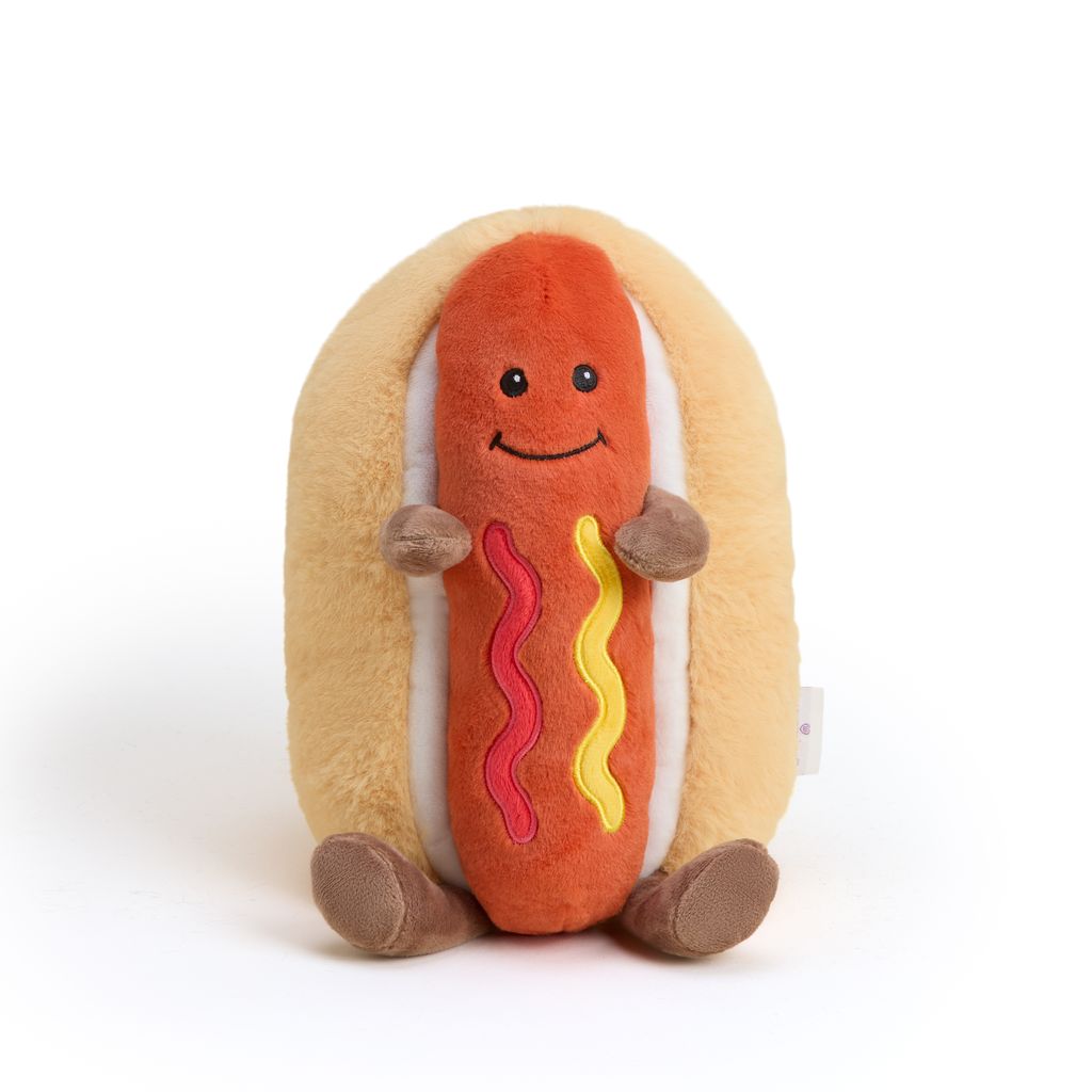 Hotdog Warmies Cozy Plush Heatable Lavender Scented Stuffed Animal