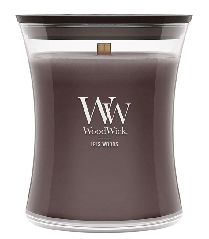 IRIS WOODS WoodWick 10oz  Jar Candle Burns 100 Hours