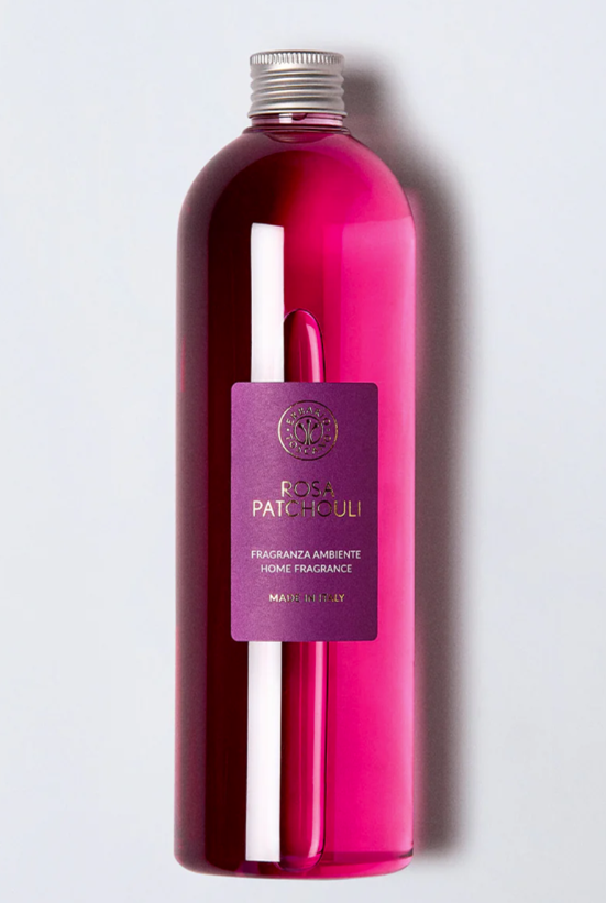 ROSE PATCHOULI -  REFILL - 1 LITER -  Rosa Patouchli Erbario Tuscano  Reed Diffuser