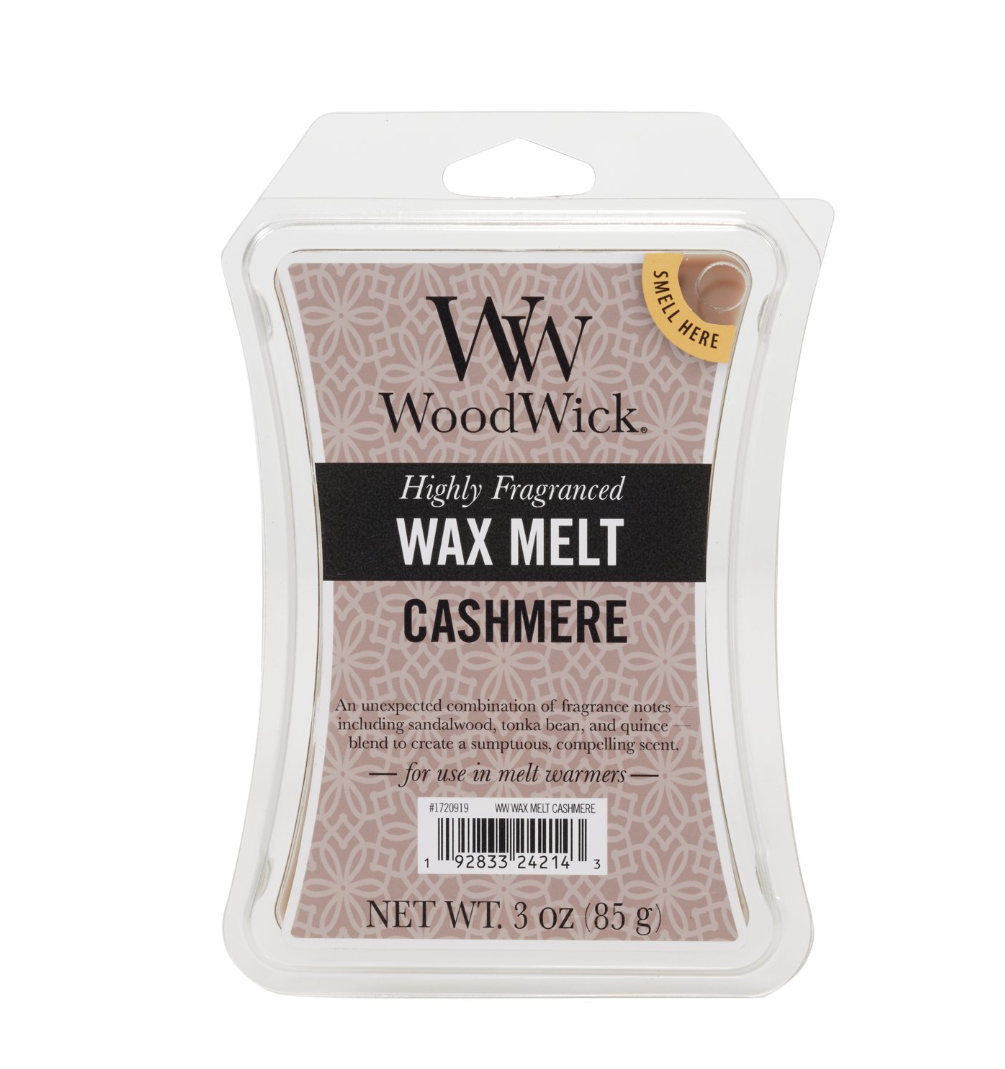 CASHMERE WoodWick 3oz Wax Melt