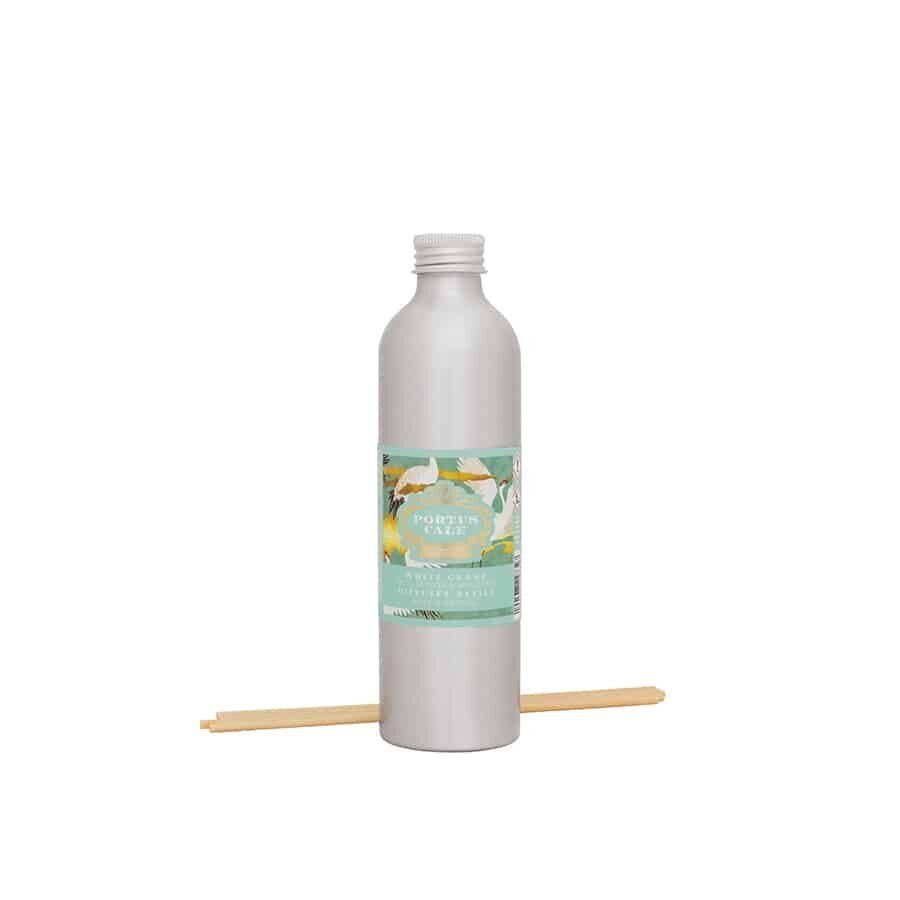 WHITE CRANE Portus Cale 8 oz Reed Diffuser REFILL wtih Replacement Reeds