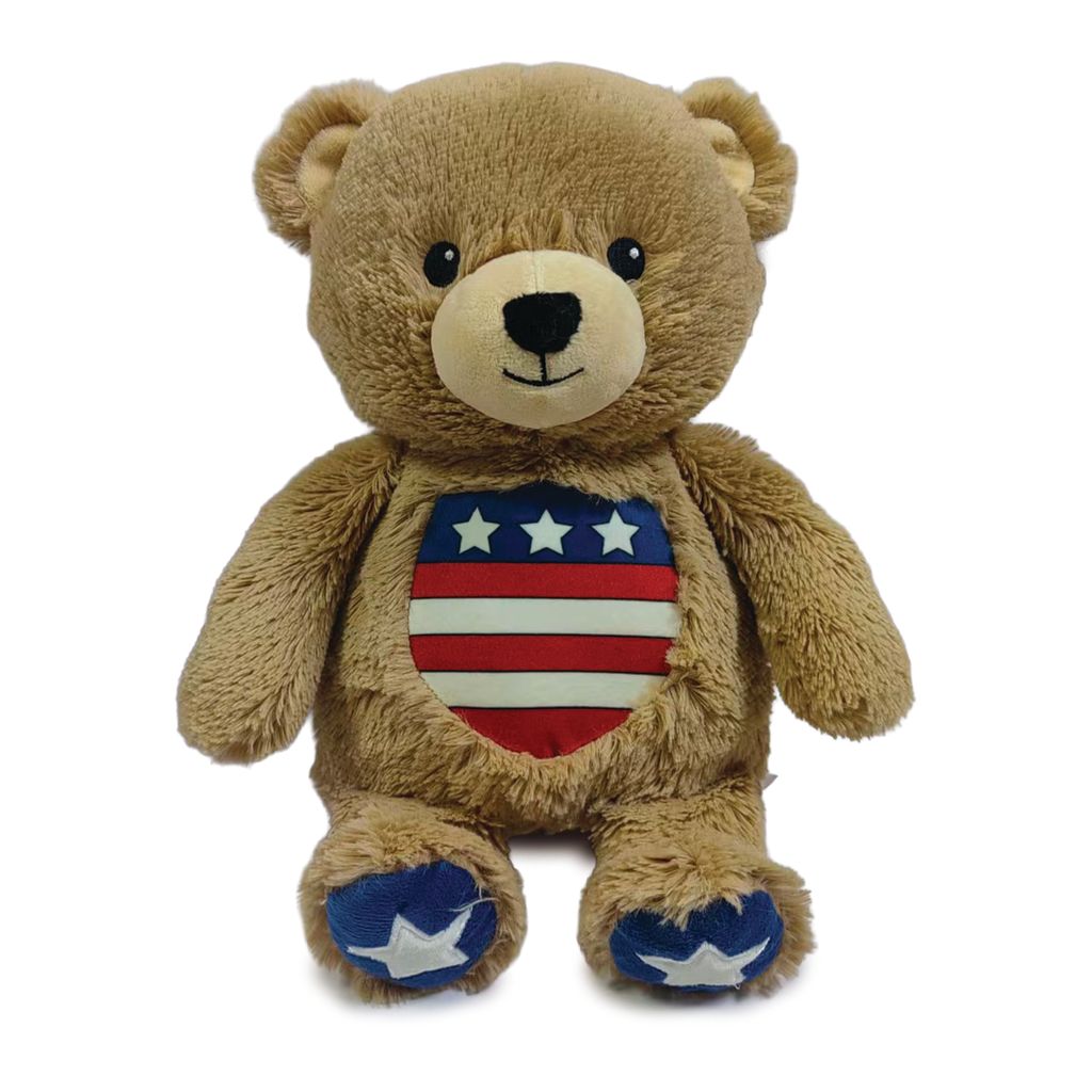 USA Bear Warmies Cozy Plush Heatable Lavender Scented Stuffed Animal