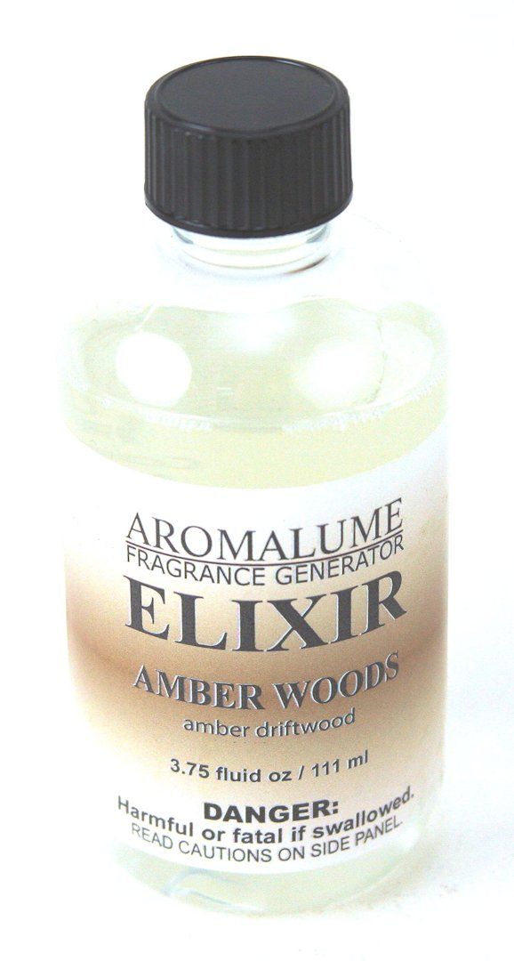 AMBER WOODS AromaLume Fragrance Generator 3.75 oz Refill by La Tee Da