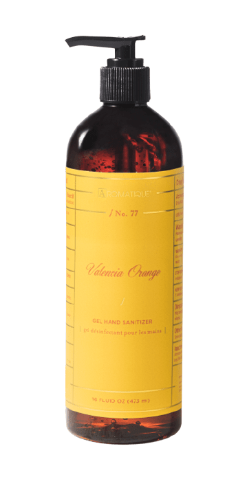 VALENCIA ORANGE Aromatique Gel Sanitizer - 16 oz