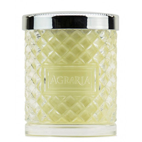 CEDAR ROSE Woven Crystal Cane Candle 3.4 oz Scented Candle by Agraria