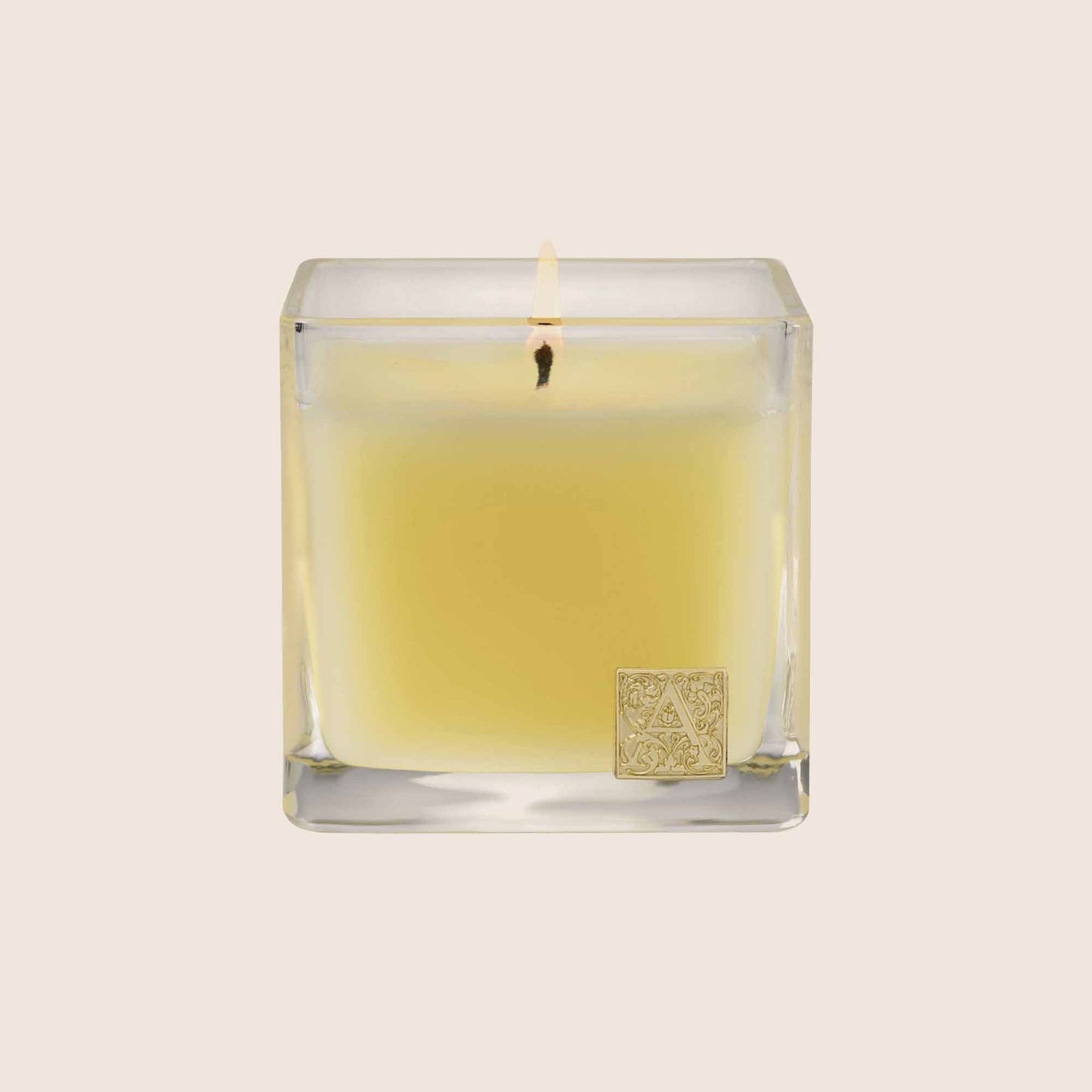 ORANGE EVERGREEN Aromatique Cube 12 oz Glass Scented Jar Candle