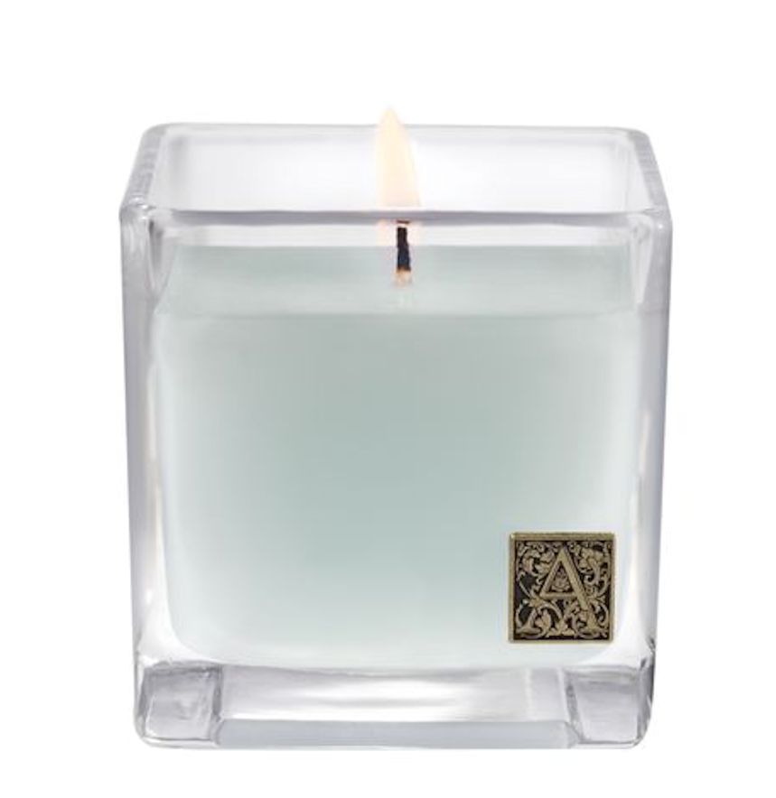 COTTON GINSENG Aromatique Cube 12 oz Glass Scented Jar Candle