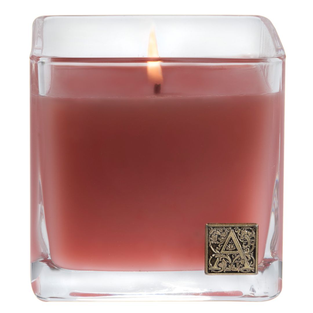 POMELO POMEGRANATE Aromatique Cube 12 oz Glass Scented Jar Candle