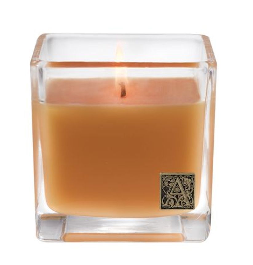 VALENCIA ORANGE Aromatique Cube 12 oz Glass Scented Jar Candle