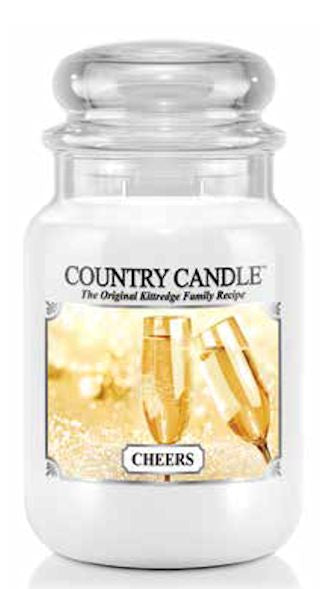 CHEERS Country Candle Large 23oz 2-Wick Scented Jar Candle
