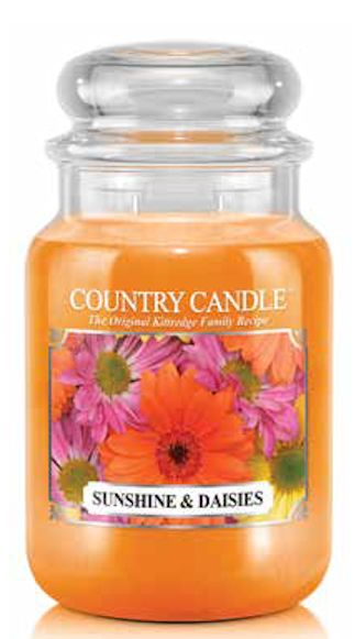 SUNSHINE and DAISES Country Candle Large 23oz 2-Wick Scented Jar Candle