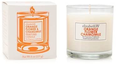ORANGE FLOWER CHAMOMILE Elizabeth W Perfume Candle 8 oz