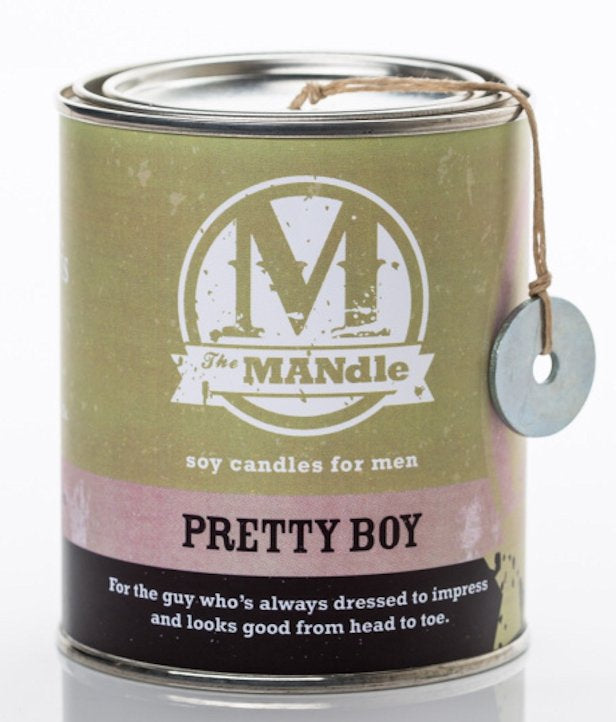 PRETTY BOY - The MANdle Scented Candle by Eco Candles