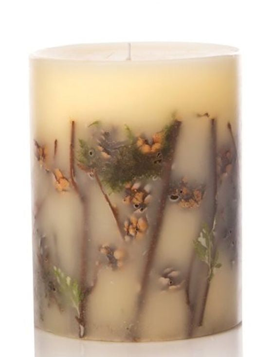 FOREST Rosy Rings Small 5.5 Inch 120 Hour Pillar Botanical Scented Candle