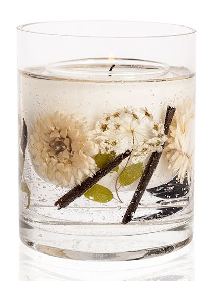 Oud & Amber Stoneglow Scented Natural Wax Botanical Candle - 30 Hour