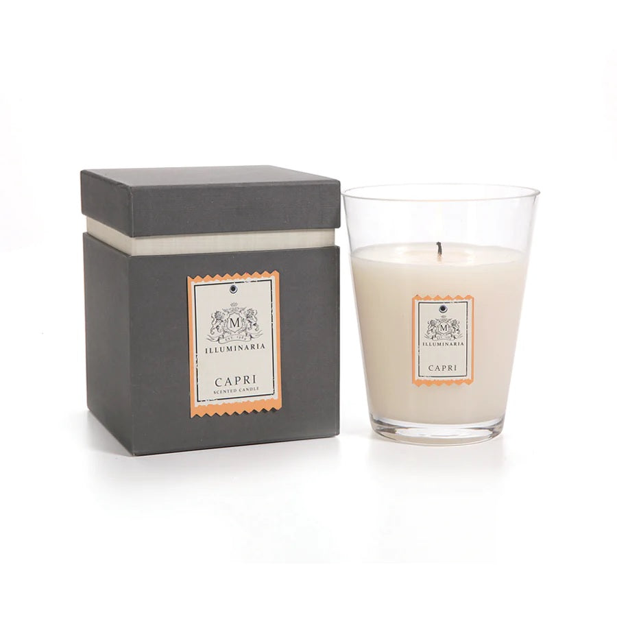 Capri - Illuminaria Scented Jar Candle in Gift Box - Small (340 Grams)