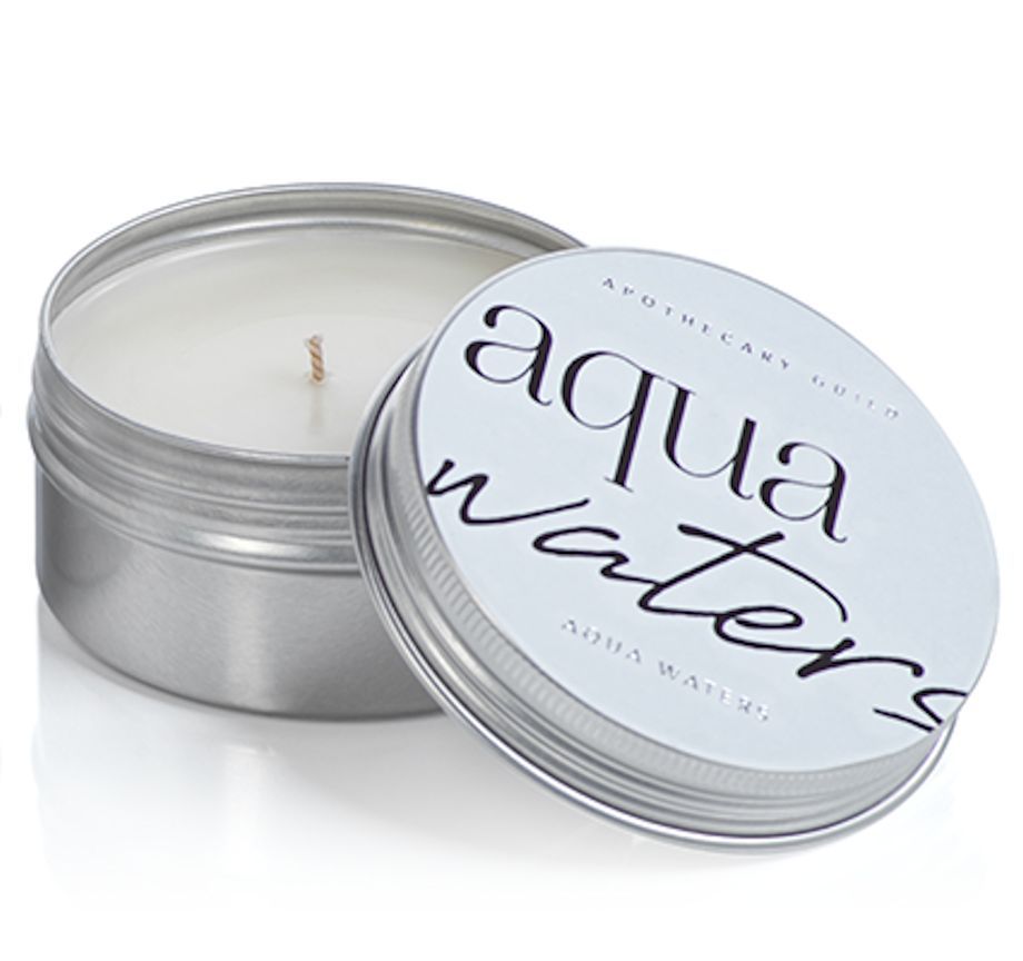 Aqua Waters Zodax Apothecary Guild Scented Tin Candle