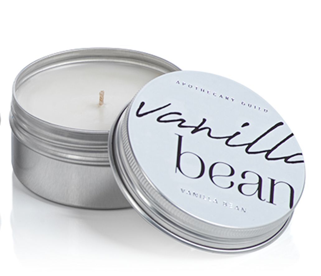 Vanilla Bean Zodax Apothecary Guild Scented Tin Candle