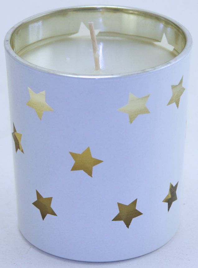 WHITE STARS Courtneys Candles 10 oz Limited Edition Scented Jar Candle