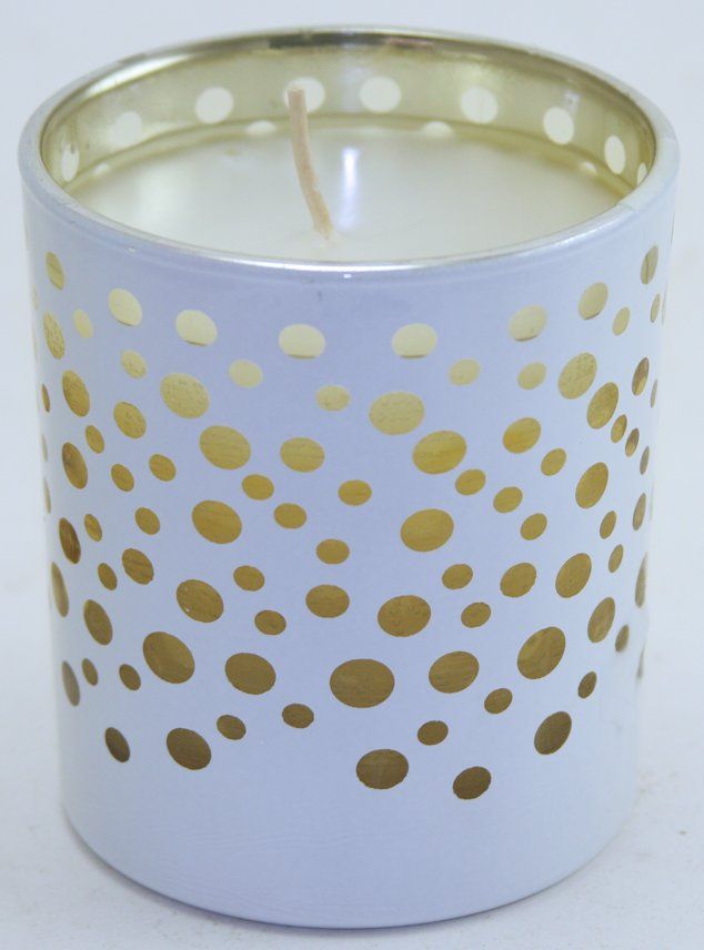 WHITE DOTS Courtneys Candles 10 oz Limited Edition Scented Jar Candle
