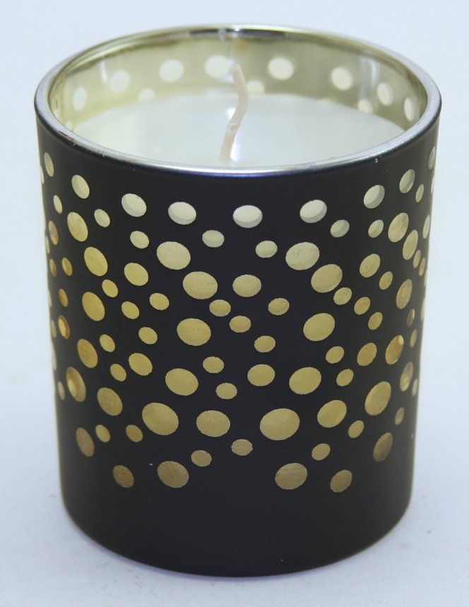 BLACK DOTS Courtneys Candles 10 oz Limited Edition Scented Jar Candle