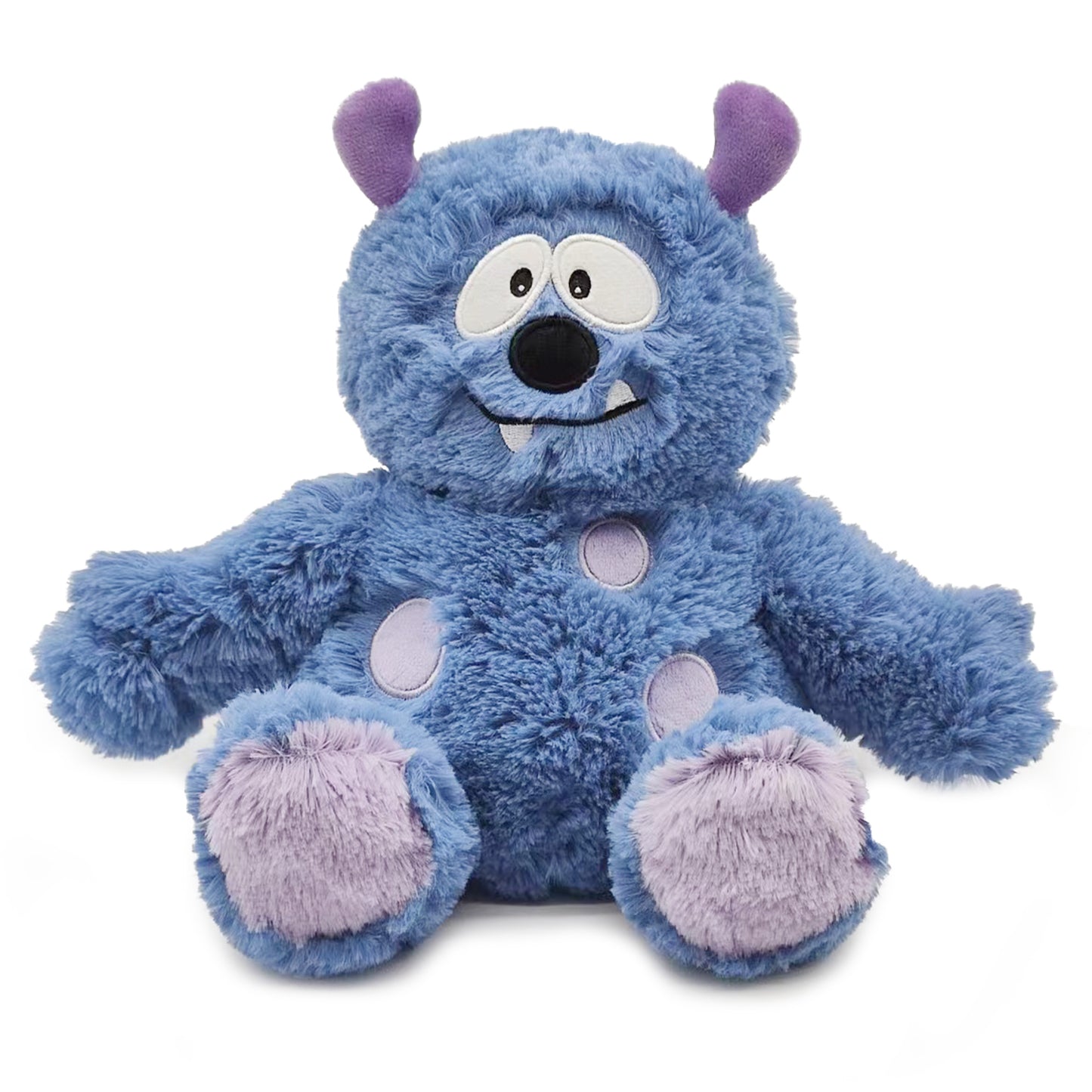 BLUE MONSTER - Warmies Cozy Plush Heatable Lavender Scented Stuffed Animal