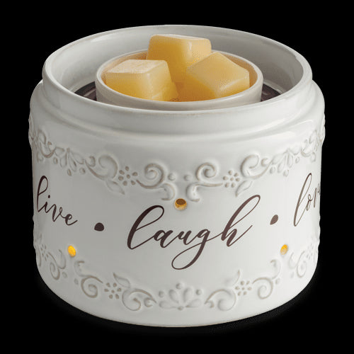 Live Laugh Love Fan Fragrance Warmer by Candle Warmers