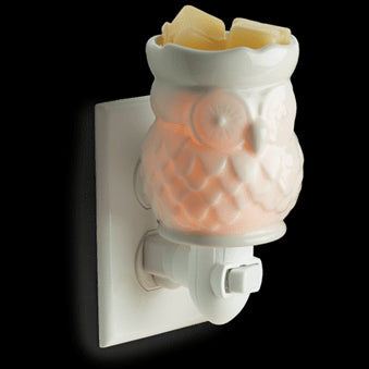 Owl Pluggable Fragrance Warmer Porcelain by Candle Warmers