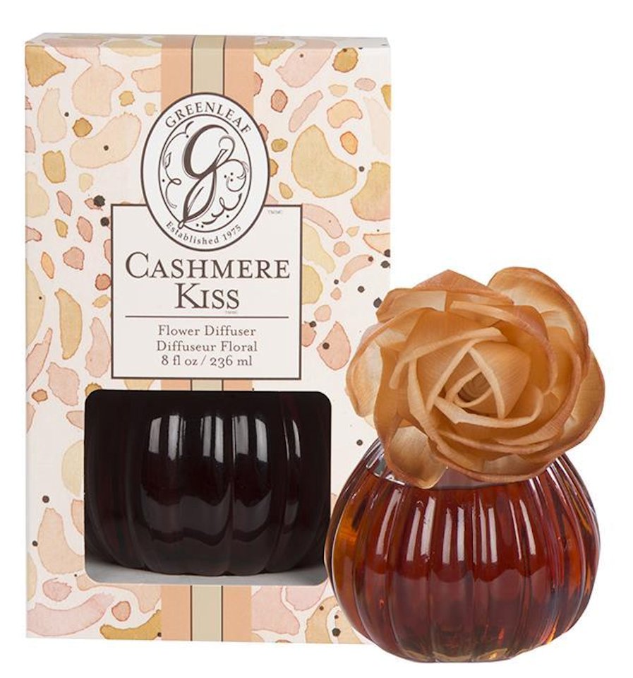 CASHMERE KISS Greenleaf Flower Diffuser – Courtney Candles & Creations