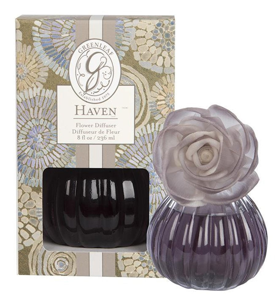 HAVEN Greenleaf Flower Diffuser – Courtney Candles & Creations