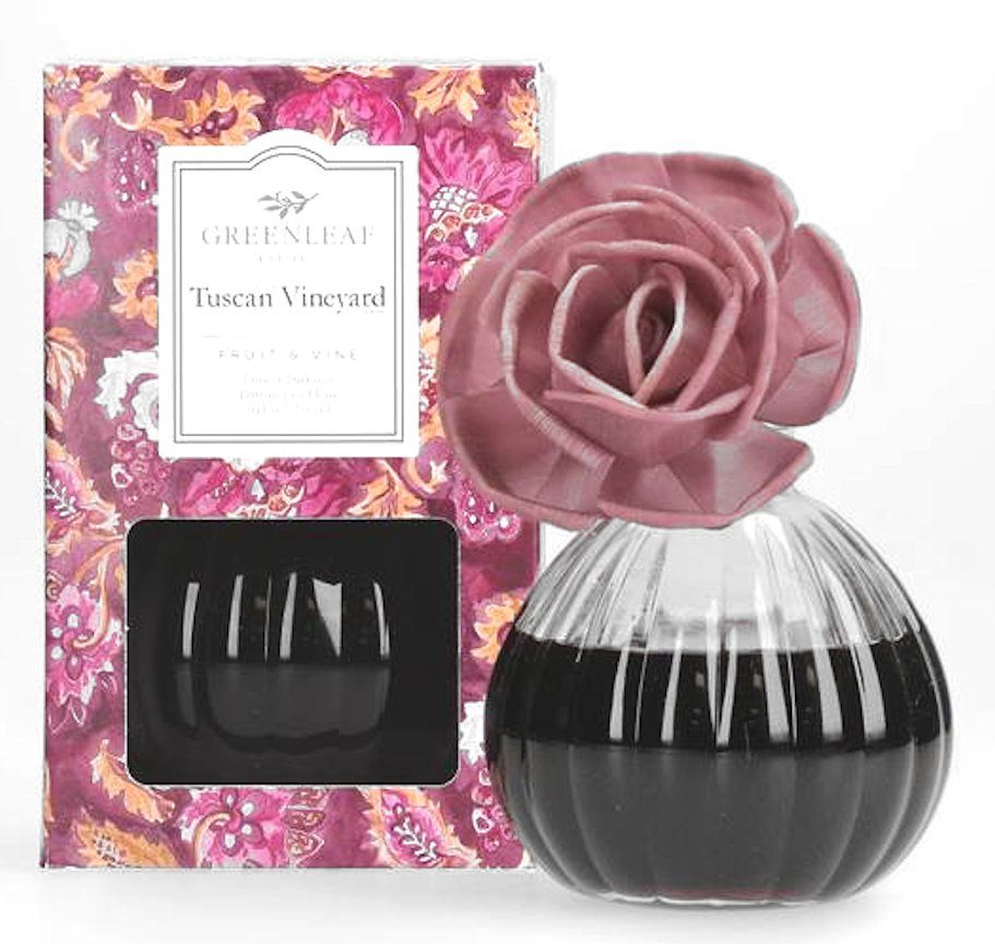 TUSCAN VINEYARD Greenleaf Flower Diffuser – Courtney Candles & Creations