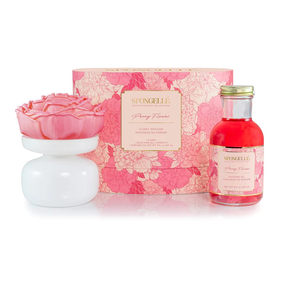 PEONY FLOWER Private Reserve Floret Diffuser Gift Set