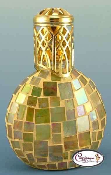 Yellow & Red Monaco Mosaic Fragrance Lamp by Courtneys