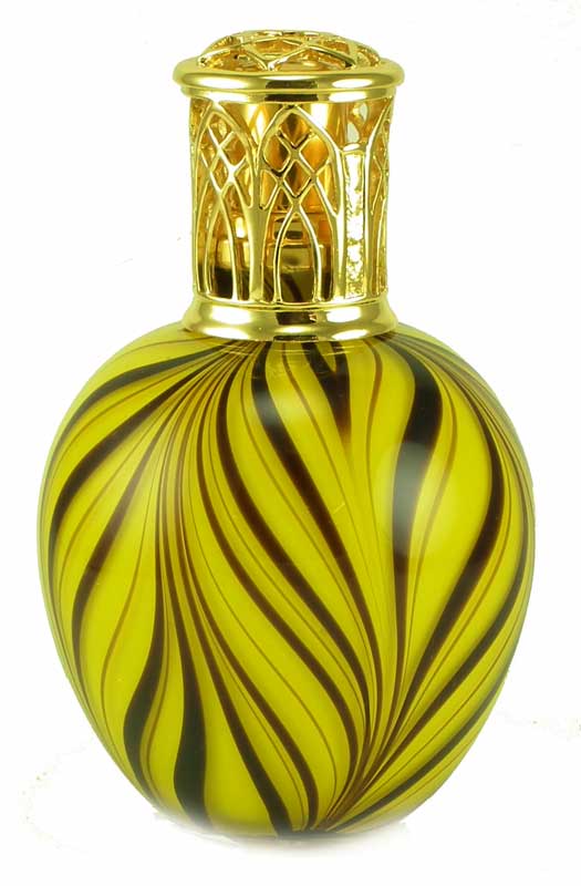 Yellow Zebra Fragrance Lamp by Alexandria