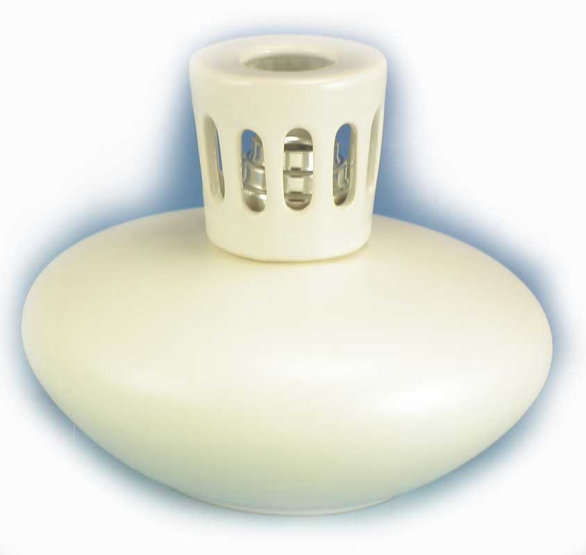 White Ceramic Large Classica Lampair Fragrance Lamp by Millefiori Milano