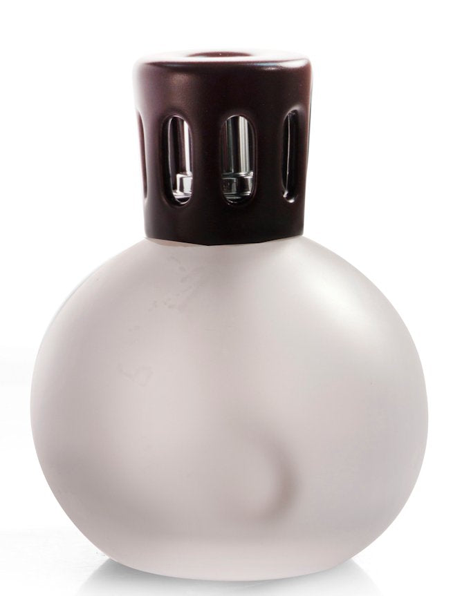 WHITE Large Frosted Glass Sphere Lampair Fragrance Lamp by Millefiori Milano