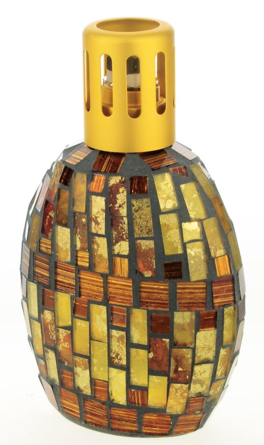 BRONZE - GOLD Mosaic Lampair Fragrance Lamp by Millefiori Milano