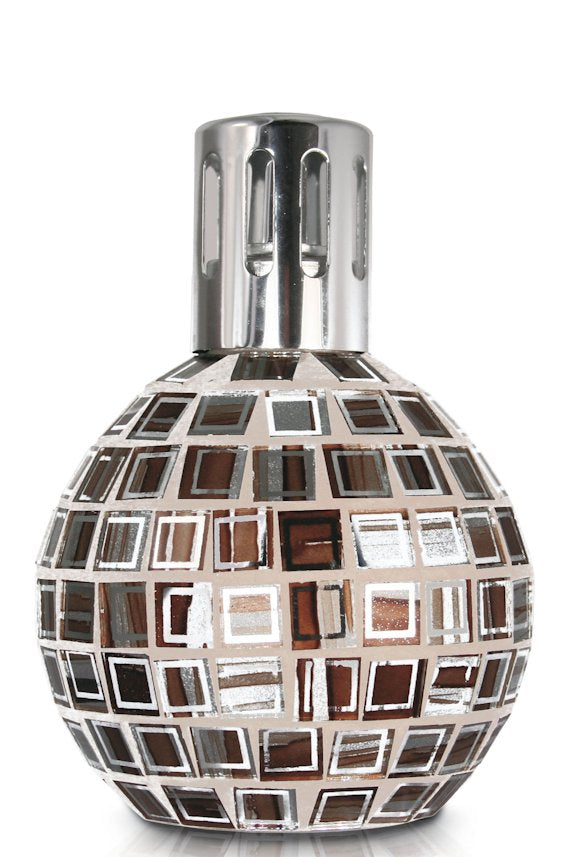 BRONZE WHITE MOSAIC Lampair Fragrance Lamp by Millefiori Milano