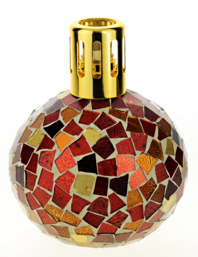 GOLD RED MOSAIC Lampair Fragrance Lamp by Millefiori Milano