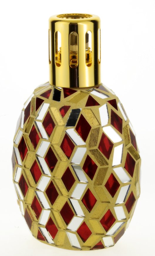 GOLD SCARLET MOSAIC Lampair Fragrance Lamp by Millefiori Milano