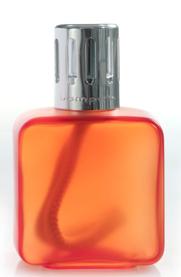 ORANGE FROSTED SQUARE Lampair Fragrance Lamp by Millefiori Milano