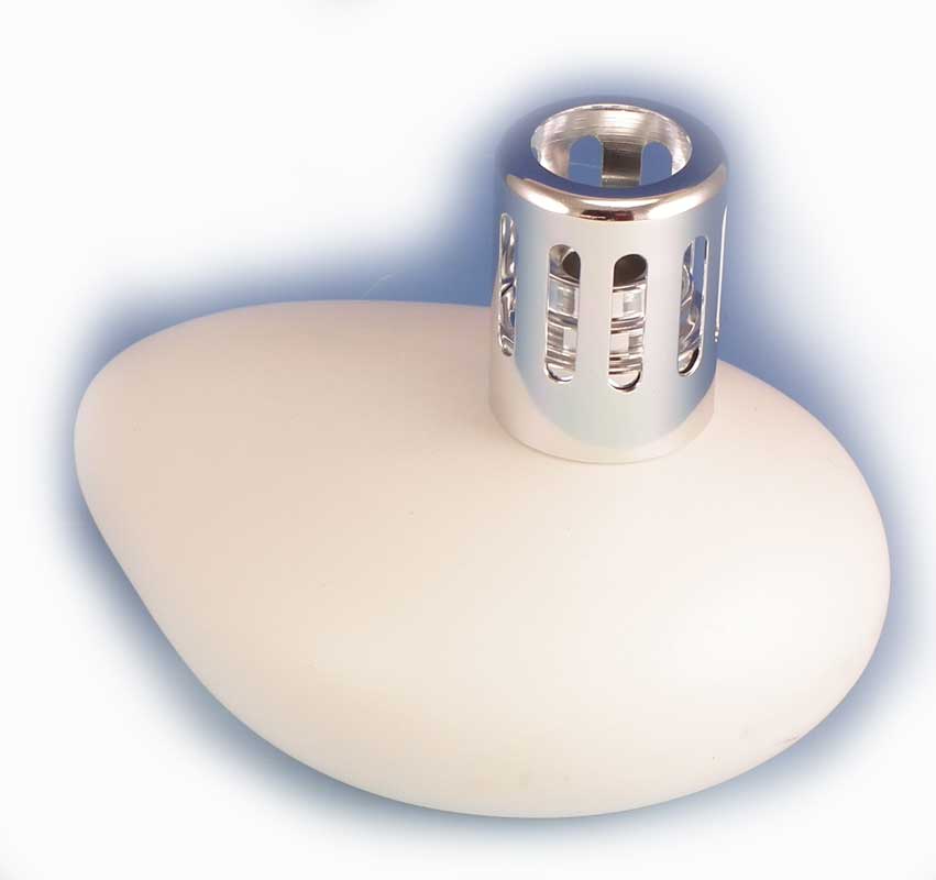 White Stone Lampair Fragrance Lamp by Millefiori Milano