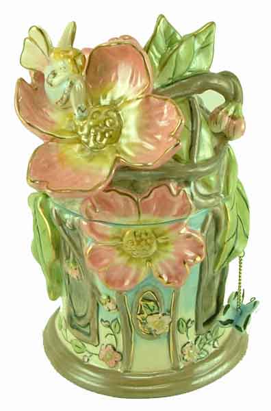 Dogwood Blossoms Fragrance Lamp House - Clayworks Limited Edition