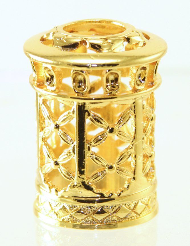 Gold Criss Cross Style Mini Size - Replacement Decorative Shade for Fragrance Lamp