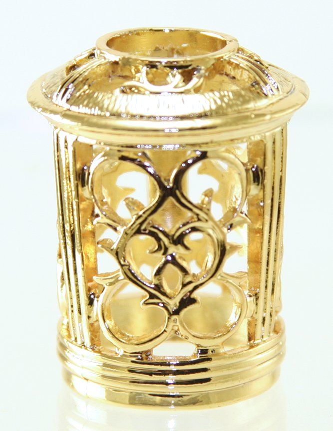 Gold Victorian Style Mini Size - Replacement Decorative Shade for Fragrance Lamp