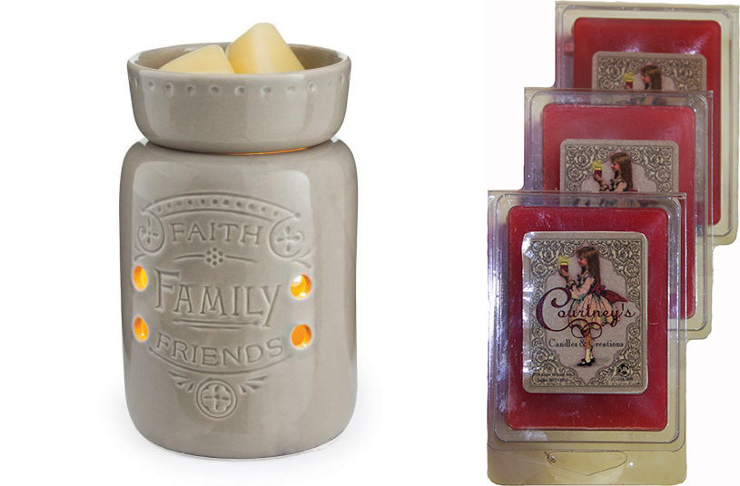 FAITH, FAMILY, FRIENDS - Mini Illumination Fragrance Warmer by Candle Warmers